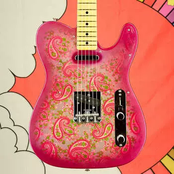 Fender Vintage Custom '68 Telecaster NOS, кленовый гриф, розовый пейсли 9231012929