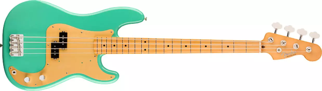 Fender Vintera '50s Precision Bass, кленовый гриф, цвет морской пены зеленый