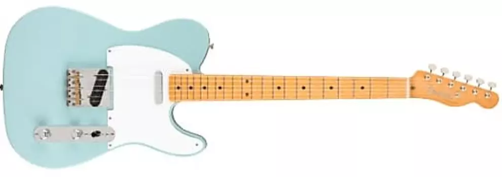 Fender Vintera '50s Telecaster, кленовый гриф, синий звуковой — MX22155735