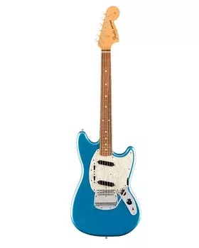 Fender Vintera '60s Mustang, накладка на гриф Pau Ferro, синий цвет Lake Placid Vintera? '60s Mustang?, Pau Ferro Fingerboard, Lake Placid Blue