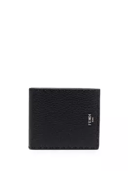 FENDI бумажник с логотипом, черный