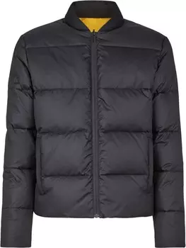 FENDI двусторонний пуховик с логотипом, черный