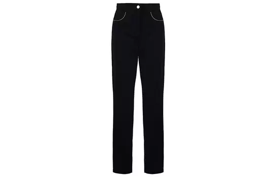 FENDI Джинсы женские черные