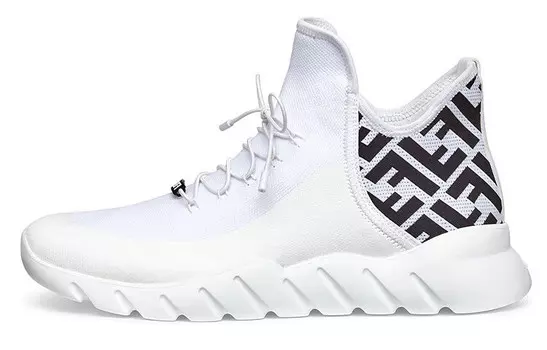 FENDI FF Motif Mesh High 'White'