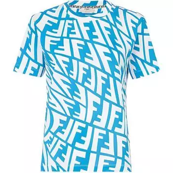 FENDI Футболка женская, синий