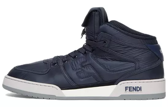 Кроссовки Fendi Match Skate, темно-синий