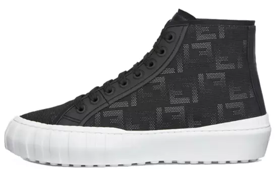 Кеды Fendi Force Skateboarding, черный/белый