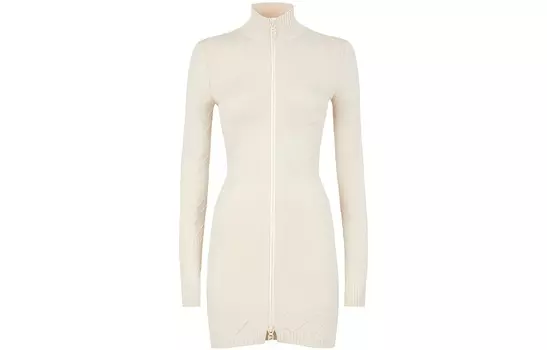 FENDI Платье белое вискоза