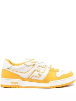 FENDI подберите кроссовки в стиле колор-блок, желтый