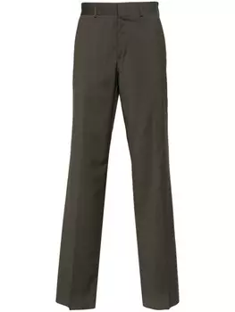 FENDI прямые брюки, зеленый
