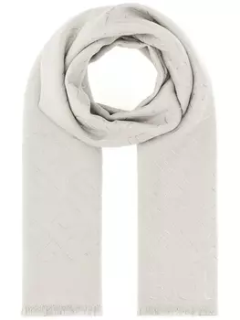 FENDI шарф из смесовой шерсти, серый