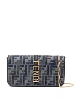 FENDI сумка через плечо Fendigraphy, синий