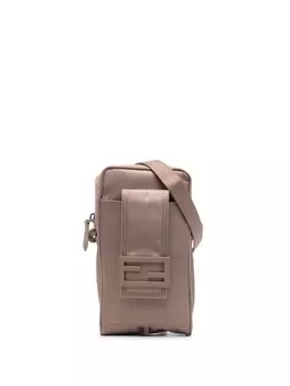 FENDI сумка-мессенджер с логотипом, нейтральный цвет