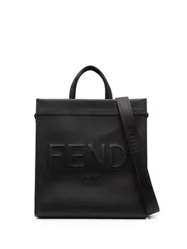 FENDI сумка-тоут Go To среднего размера, черный