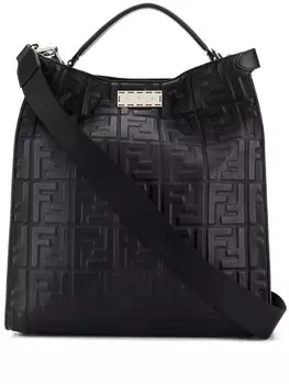 FENDI сумка-тоут Peekaboo X-Lite Fit, черный