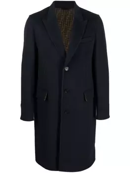 FENDI трикотажное пальто, синий
