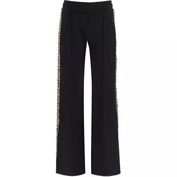 FENDI Трикотажные спортивные брюки женские черные