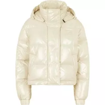 FENDI Женская куртка-пуховик FW22 Pearl White