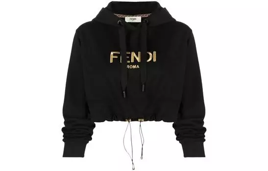 FENDI Женская толстовка SS22, черная