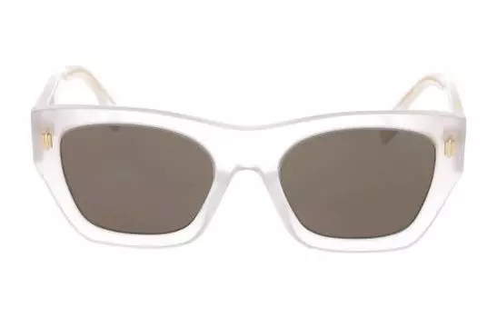 FENDI Женские солнцезащитные очки неправильной формы из ацетата, белые