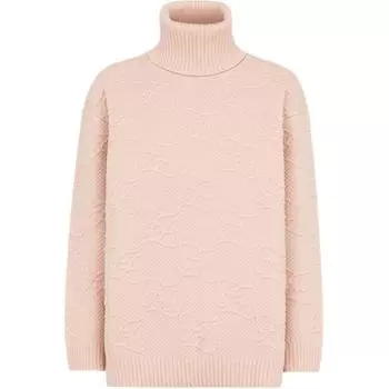 FENDI Женский приталенный свитер FW21, розовый