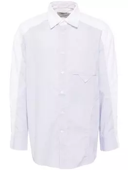 Feng Chen Wang рубашка со вставками, белый