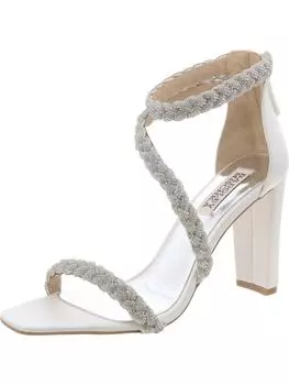 Fenix женские атласные нарядные туфли Badgley Mischka, белый