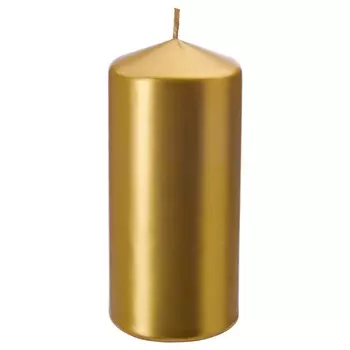 FENOMEN Свеча настольная без запаха, золото, 45 час. IKEA