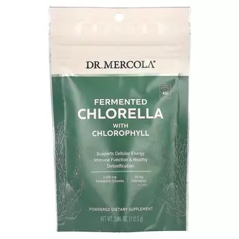 Ферментированная хлорелла Dr. Mercola с хлорофиллом