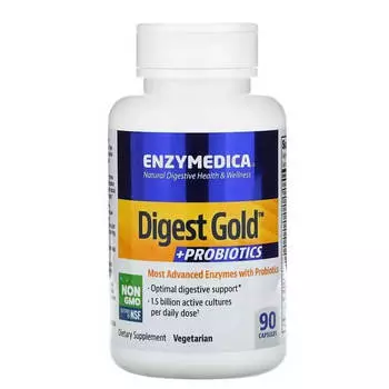 Ферменты Enzymedica Digest Gold + Probiotics, 90 капсул