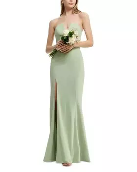 Фернанда V-образное облегающее платье Dress the Population, зеленый