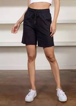 Fernandez Шорты на шнуровке черного цвета RD Style