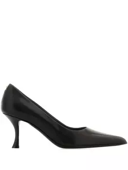 Ferragamo 70-миллиметровые двойные туфли Gancio, черный