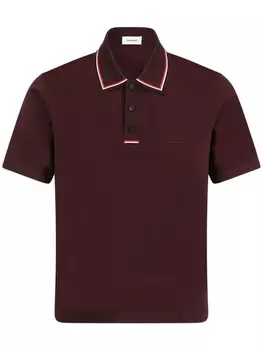 Ferragamo автограф поло рубашка, красный