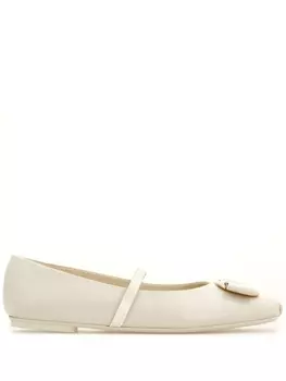 Ferragamo балетки New Vara Bow, белый