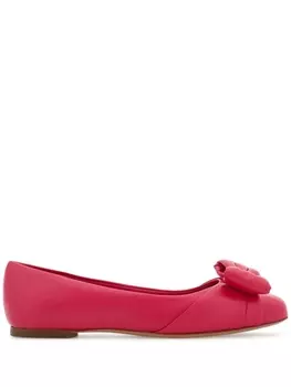 Ferragamo балетки Vara Bow, розовый