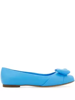 Ferragamo балетки Vara Bow, синий
