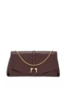 Ferragamo большая сумка с откидным клапаном, красный