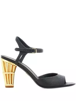 Ferragamo босоножки Cage 85, черный