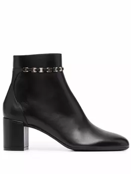 Ferragamo ботильоны Vara Bow 75, черный