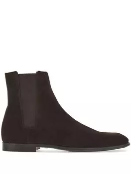Ferragamo ботинки челси, коричневый
