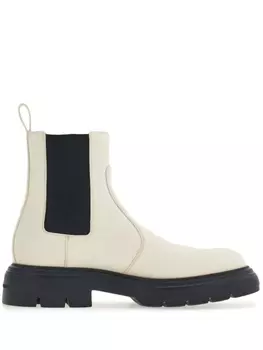 Ferragamo ботинки с эластичными вставками, белый