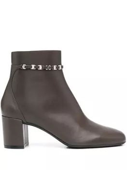 Ferragamo ботинки с цепочкой, коричневый