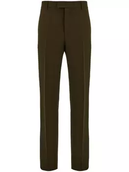 Ferragamo брюки по фигуре, зеленый