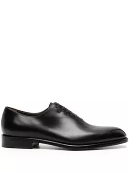 Ferragamo дерби на шнуровке, черный