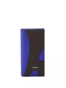 Ferragamo двухцветный кошелек, черный