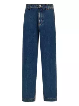 Ferragamo хлопковые джинсы, синий