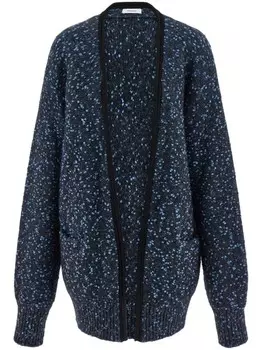Ferragamo кардиган из букле, серый