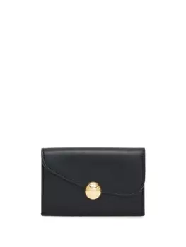 Ferragamo картхолдер асимметричного кроя, черный