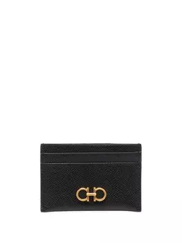 Ferragamo картхолдер Gancini, черный